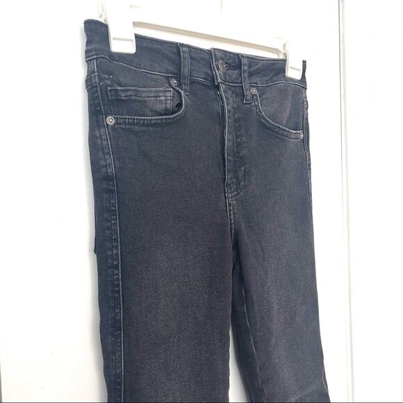 We The Free high waisted raw hem black jeans - Picture 6 of 9